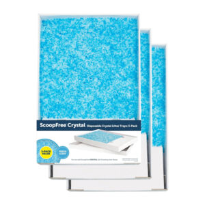 PetSafe ScoopFree Crystal Cat Litter & Refill Tray with Lid
